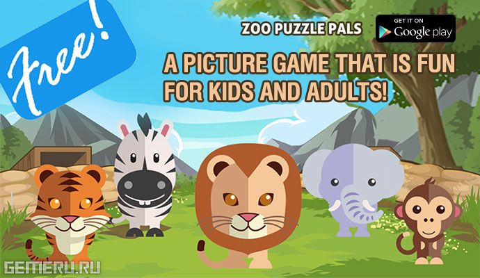 Развивающая игра Zoo Puzzle Pals